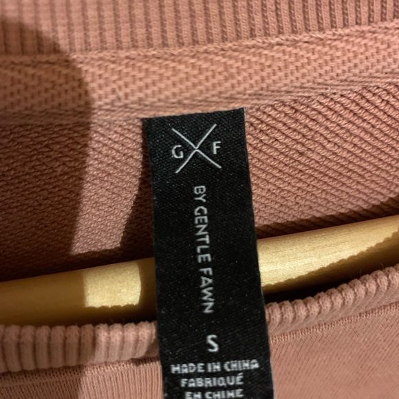 Gentle Fawn Cropped Cotton Sweater - Picture 4 of 4